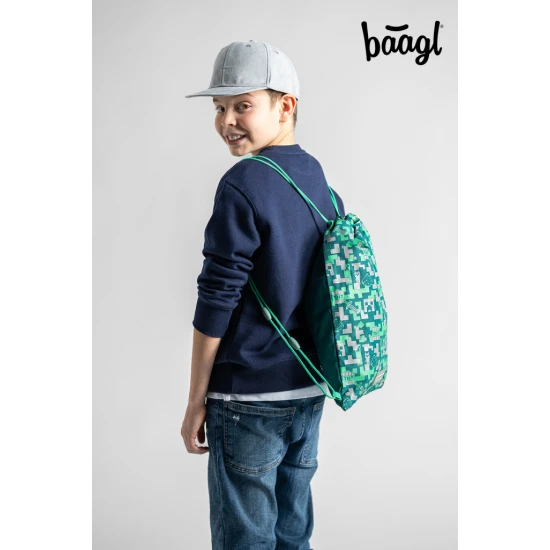 Turnbeutel Minecraft Silver Creeper