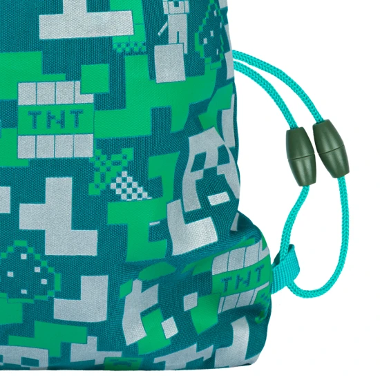 Turnbeutel Minecraft Silver Creeper