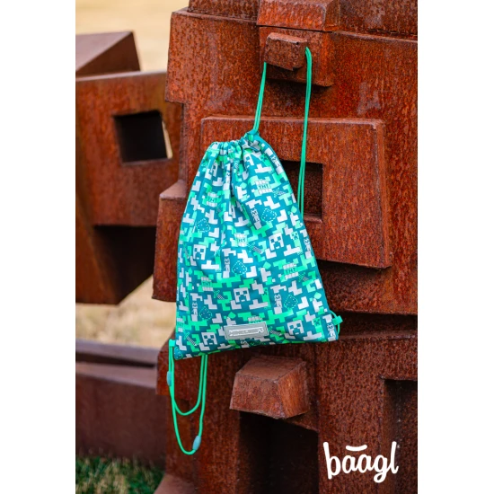 Turnbeutel Minecraft Silver Creeper