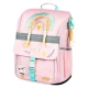 Regenbogenrosa Schultasche der Marke BAAGL