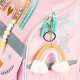 Regenbogenrosa Schultasche der Marke BAAGL