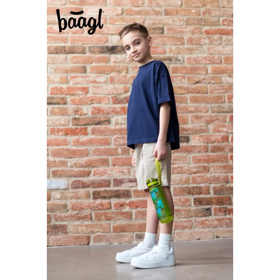 Tritan-Flasche für Kinder mit dem Football Game-Motiv von BAAGL