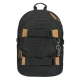 Skate Darkness Schulranzen - ergonomischer Rucksack mit Skateboard-Gurten, reflektierenden Elementen und Laptopfach
