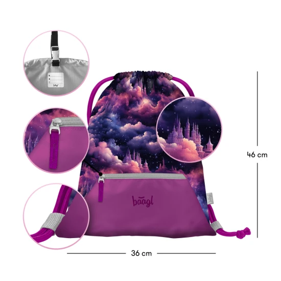 Turnbeutel Königliches Einhorn