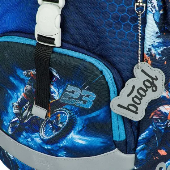 Schulrucksack Airy Motorrad