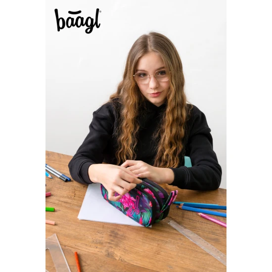 Das Federmäppchen Paradise mit modernem Design und praktischen Funktionen – ideal für die Organisation von Schulbedarf.