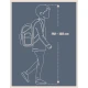 Schulrucksack Airy Minecraft