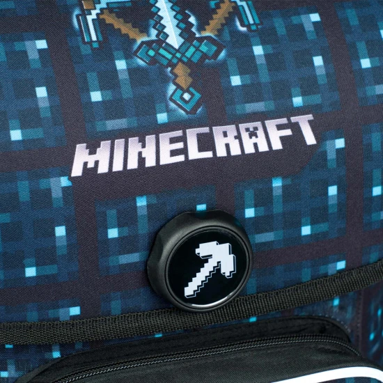 Schultasche Ergo Minecraft Blue Axe