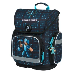 Schultasche Ergo Minecraft Blue Axe
