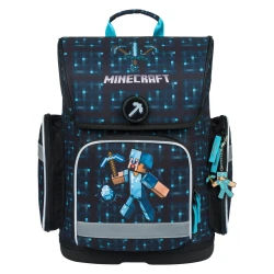 Schultasche Ergo Minecraft Blue Axe