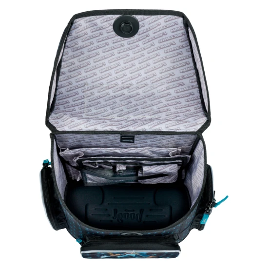 Schultasche Ergo Minecraft Blue Axe