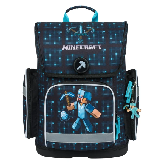 Schultasche Ergo Minecraft Blue Axe