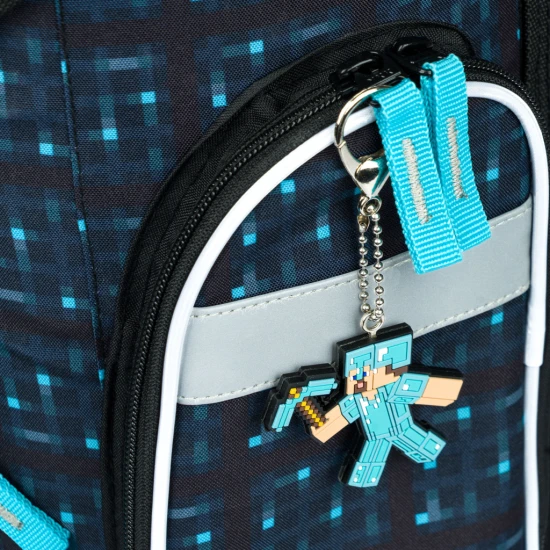 Schultasche Ergo Minecraft Blue Axe