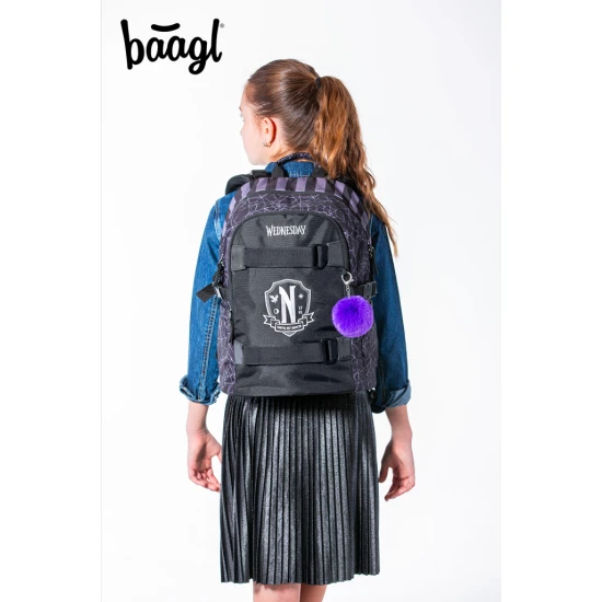 Schulrucksack Skate Wednesday Nevermore