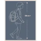 Schulrucksack Core Harry Potter Hogwarts Schwarz