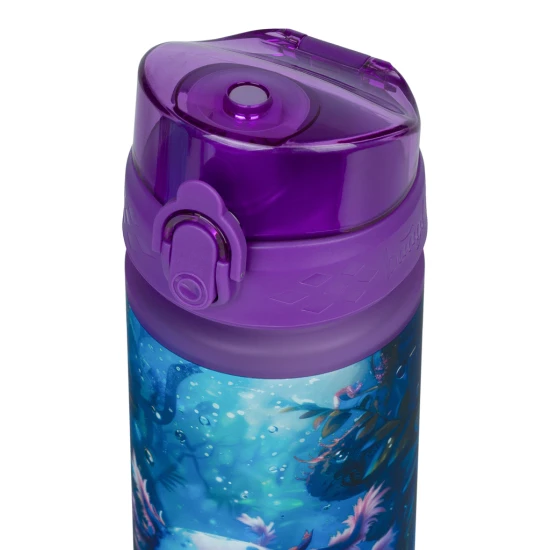 Axolotl 500 ml Tritan-Trinkflasche mit praktischem Verschluss und fröhlichem Motiv.