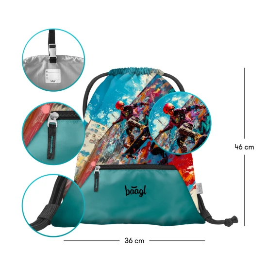 Turnbeutel Skatepark