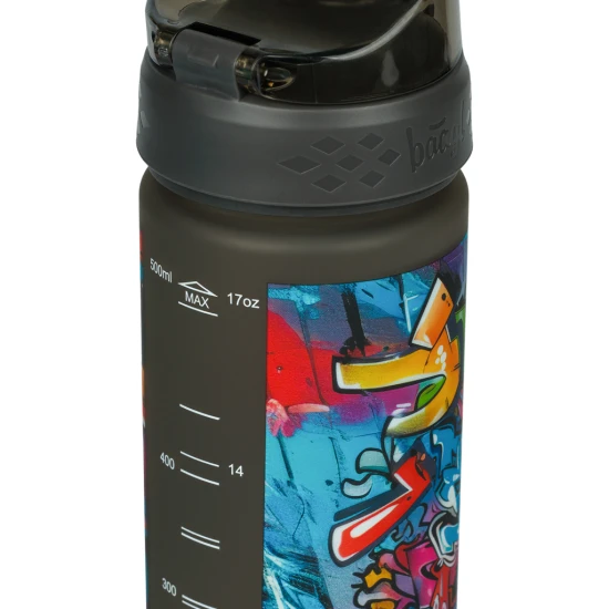Skatepark 500 ml Tritan-Trinkflasche mit praktischem Verschluss und fröhlichem Motiv.