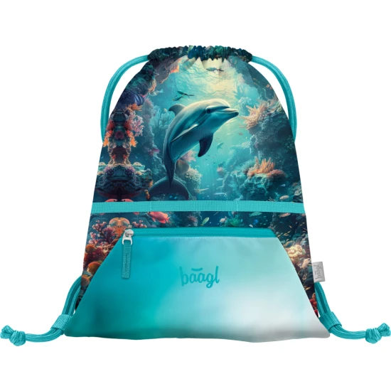 Turnbeutel Delphin