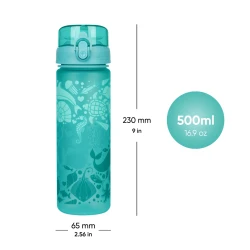 Tritan-Trinkflasche für Kinder Delfin 500 ml