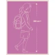 Schulrucksack Core Sky