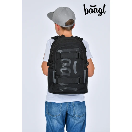 Schulrucksack Skate Uni Schwarz