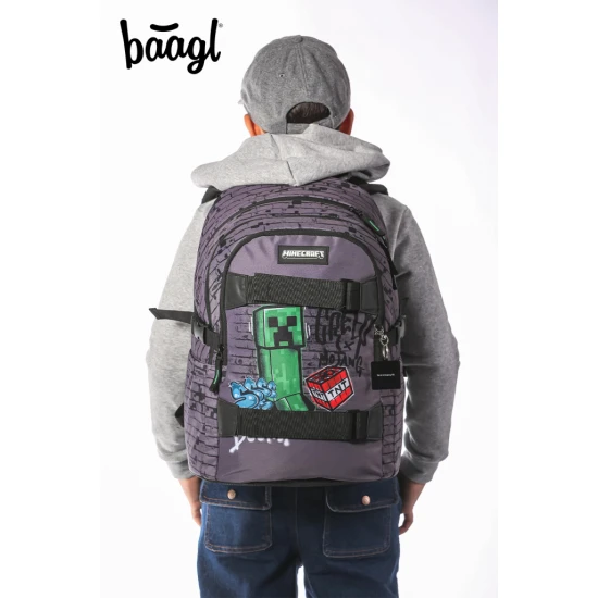 Schulrucksack Skate Minecraft TNT
