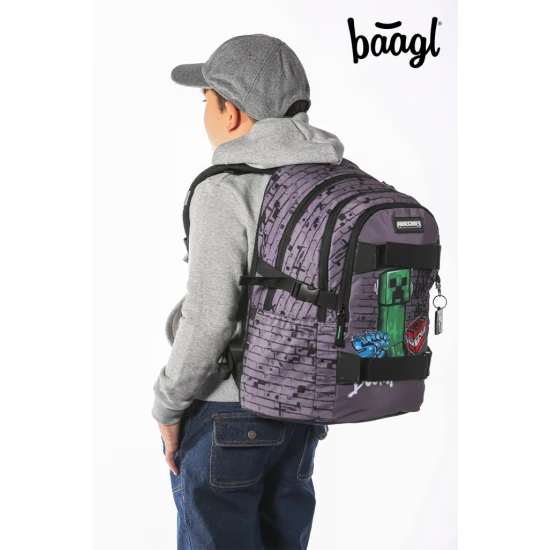 Schulrucksack Skate Minecraft TNT