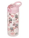 Tritan-Trinkflasche mit Strohhalm für Kinder Panda 500 ml