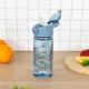 Tritan-Trinkflasche mit Strohhalm Dino 500 ml, BPA-frei, praktisch und robust für Schulkinder und Sportler.