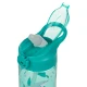 Tritan-Trinkflasche mit Strohhalm Delfin 500 ml, BPA-frei, praktisch und robust für Schulkinder und Sportler.