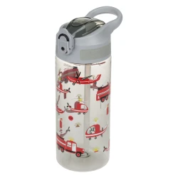 Tritan-Trinkflasche mit Strohhalm Lebensretter 500 ml