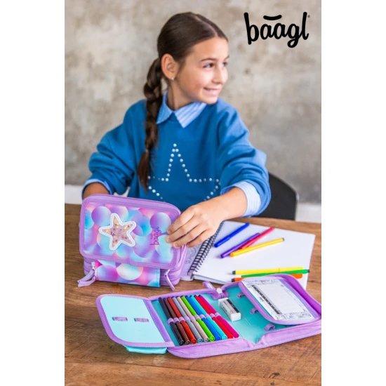 Federmäppchen 3-Fach Candy