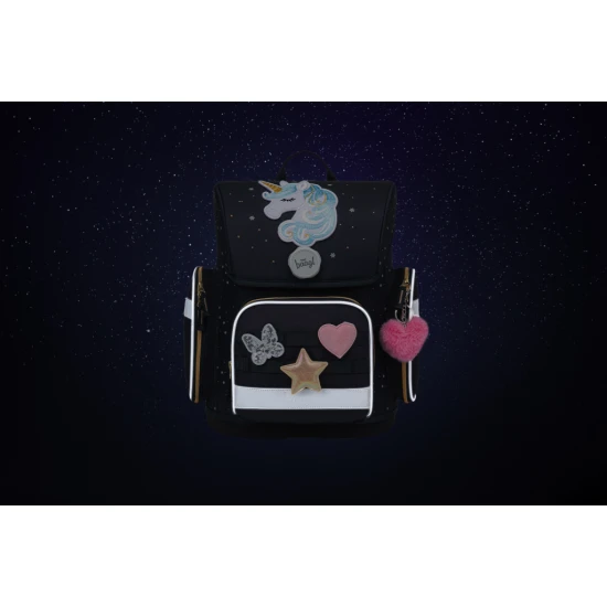 Schultasche Ergo Unicorn Gold