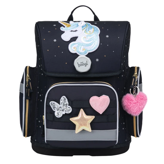 Schultasche Ergo Unicorn Gold