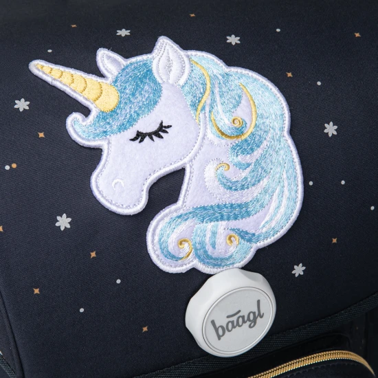 Schultasche Ergo Unicorn Gold