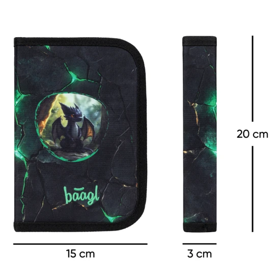 Federmäppchen 1-Fach Drachen