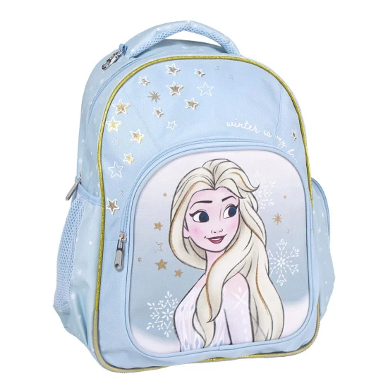 Frozen Schulrucksack 2 42 cm – blauer Rucksack mit Elsa für Mädchen