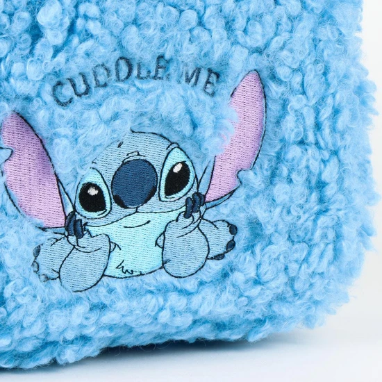 Kinder-Plüschrucksack Stitch in Blau, bequem und verspielt, ideal für Ausflüge und den Kindergarten