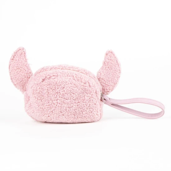 Stitch rosa Plüschhandtasche für Kinder