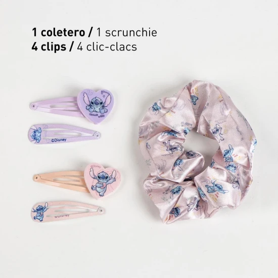 Märchenhafte Frisuren mit Lilo & Stitch – 5er-Set Haar-Accessoires