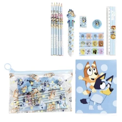 Blaues Briefpapier-Set