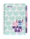 B5-Spiralnotizbuch mit Stitch Pastel-Registerkarten
