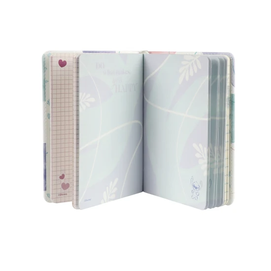 B6-Notizbuch mit Stitch, 3D-Charakter, weiche Haptik, ideal zum Notizen machen