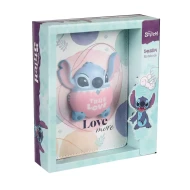 Notizbuch B6 mit 3D-Figur True Love Stitch Pastel