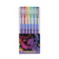 Gelstifte mit Glitzer Stitch Schwarz 6 Stück