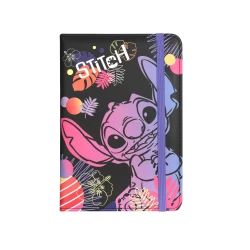 Notizbuch A5 Stitch Schwarz