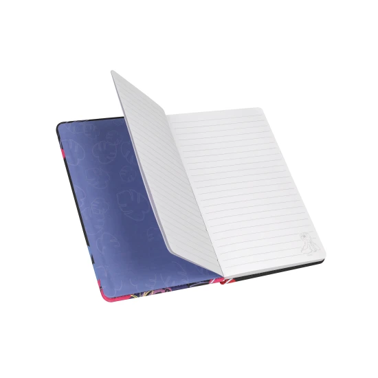 Notizbuch A5 Stitch Black – ein elegantes Notizbuch mit Gummiband für Kinder