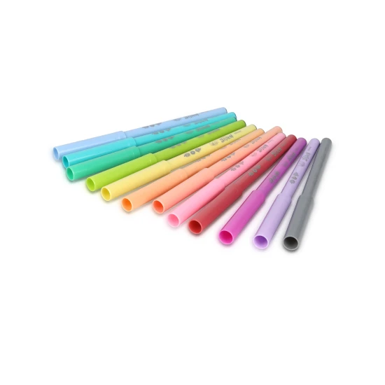 Set mit 12 Pastellmarkern mit dem Motiv der Disney-Figur Stitch – sanfte Farben, geeignet zum Zeichnen oder Hervorheben