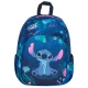 Blauer Kinderrucksack von Toby Stitch mit verstellbaren Schultergurten und Sicherheitspfeife.